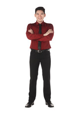 Confident Asian Business Man