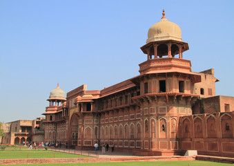 jahangiri Mahal-paleis in het fort van Agra