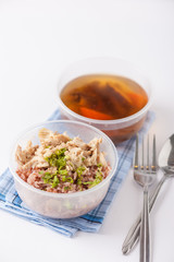 Clean food lunch box