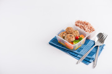 Clean food lunch box