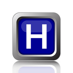 Obraz premium Hospital icon