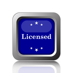 Licensed icon