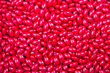 Close up of red drug