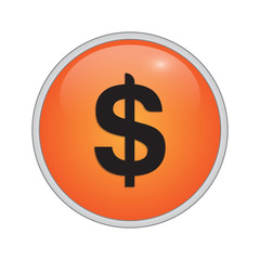 Vector modern circle buton