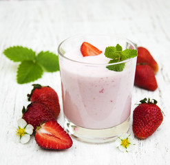 Strawberry yogurt