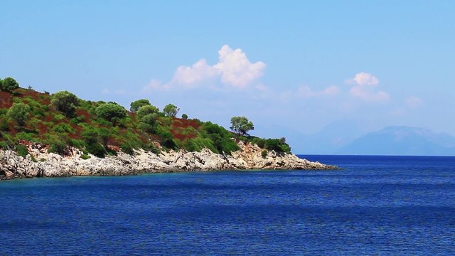 Greek island in the Ionian Sea Ithaka