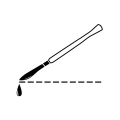 Vector illustration of medical icon on white background