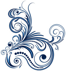 Ornament vintage floral.