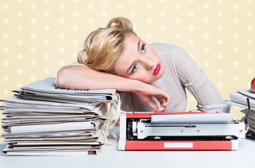 Desk, document, old fashioned.