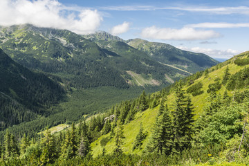 U-shaped valley - glacial valley