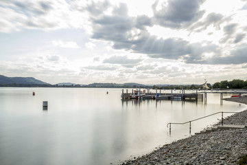 Obraz premium Bodenseeufer (Langzeitbelichtet)