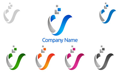 V, v letter, vector, logo, design