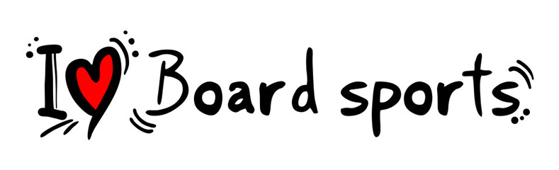 board sports love