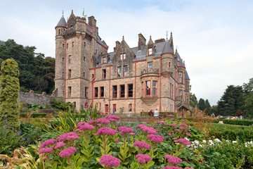 Belfast castle and its gardens - obrazy, fototapety, plakaty