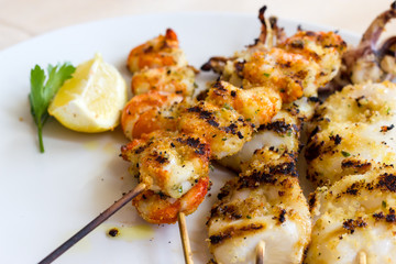 Grilled cuttlefish