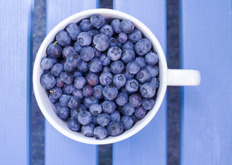 Blueberries in bowl