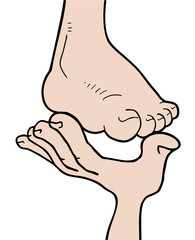 foot and hand