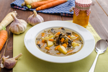 Honest homemade potato soup
