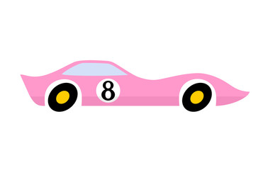 pink car