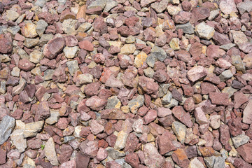 Texture of pebbles