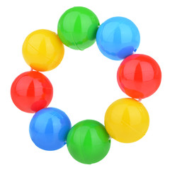 colorful baby rattle