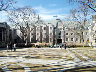 Toronto University Trinity College courtyard 2010