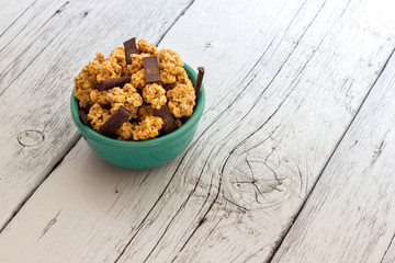 Cereals with chocolate
