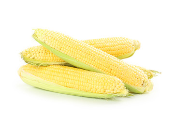 Corns isolated on a white