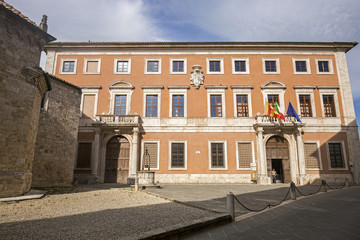 Fototapeta na wymiar Palazzo Chigi in San quirico d'Orcia