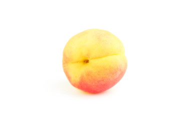 Fresh apricot isolated on a white