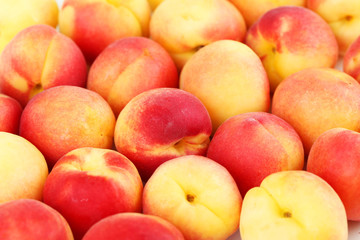 Fresh apricots background