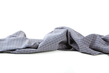 Napkin on the white background