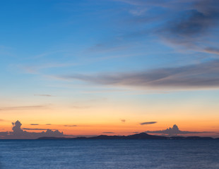 Amazing evening time