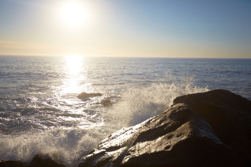 sunset over the sea in South Africa