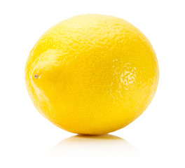 lemon isolated on the white background