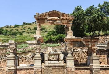 Fototapeta na wymiar Ancient Ephesus, Izmir, Turkey