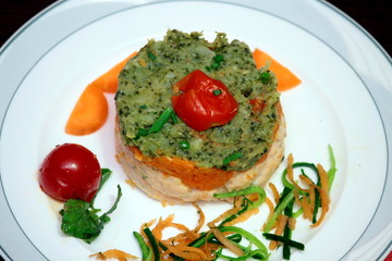 tortino di salmone