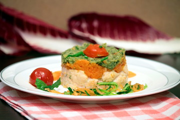 tortino di salmone