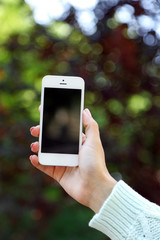 Taking picture of nature with smart phone