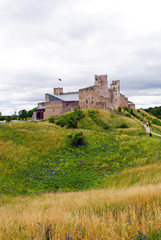 Fototapeta na wymiar Medieval castle in Rakvere, Estonia in summer
