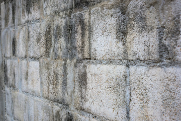 cement blocks wall for background