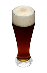 Dukles Hefeweizen frisch eingeschenkt mit Schaumkrone im Glas