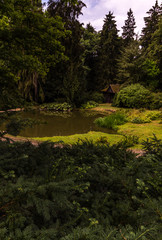 Obraz premium Park Pruhonice near Prague, Czech Republic 