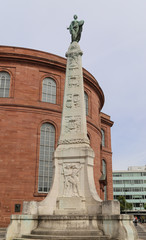 Obraz premium the sculpture in Luo Ma square ,frankfurt, germany