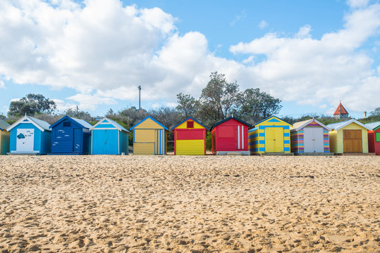 Brighton beach, Melbourne, Victoria, Australia.