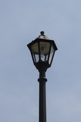 Fototapeta na wymiar Lamp Post Portrait