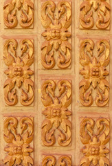 Ancient traditional Thai style texture.