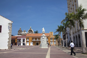Obraz premium Plaza de la Aduana - Cartagena