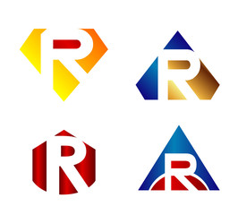 Unusual Letters r Graphic Design Editable For Your Design
