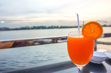Tangerine juice orange